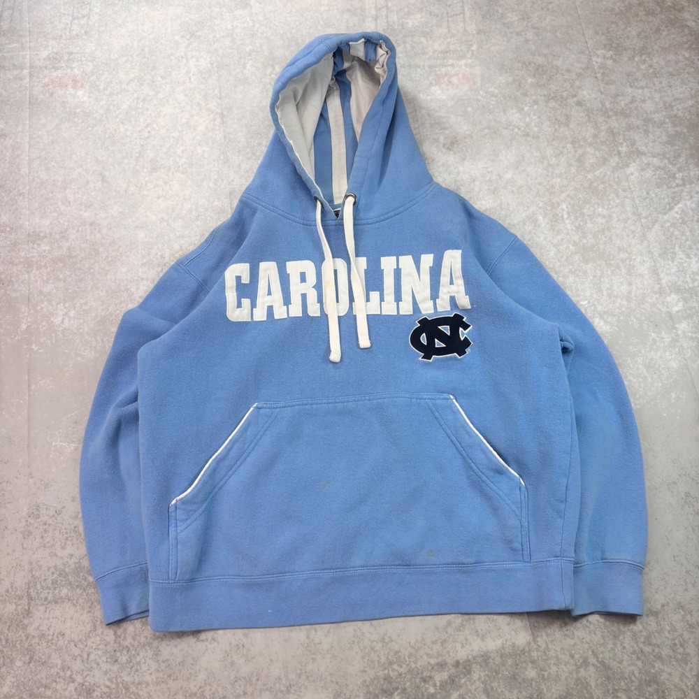 UNC North Carolina Tar Heels Champs Pullover Hoodie Men's Large Carolina Blue